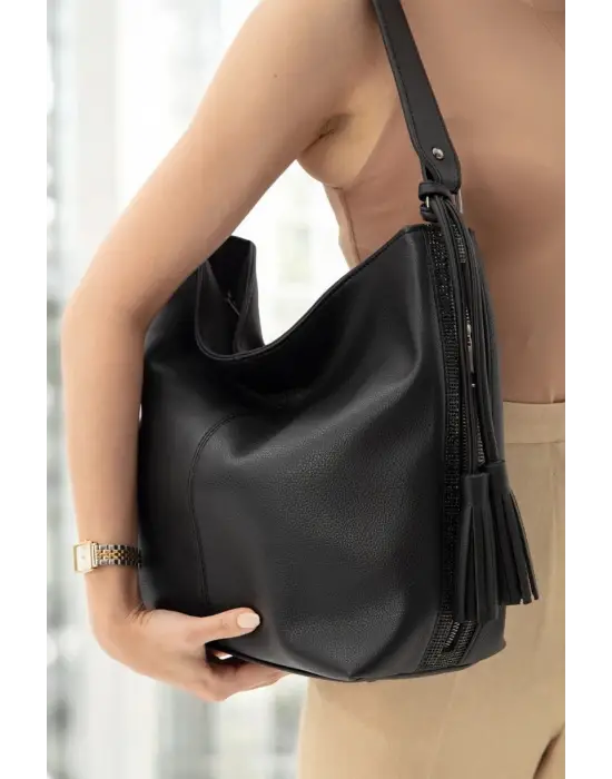 Taşlı Salaş Kadın Omuz Çantası