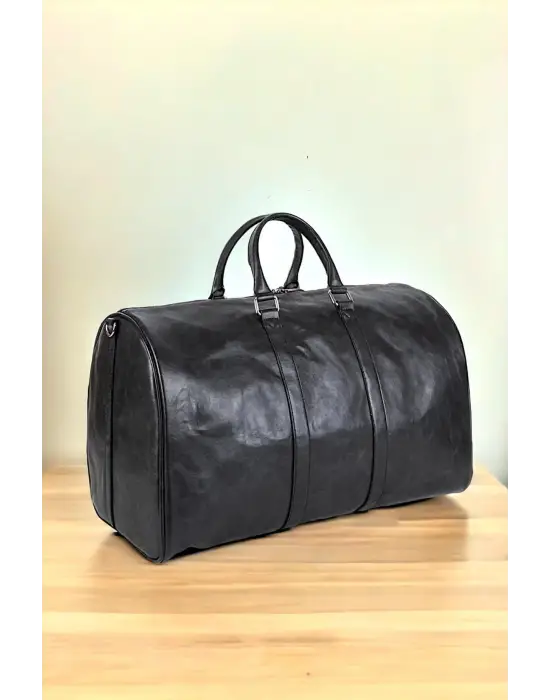 Sportif Vintage Siyah Valiz