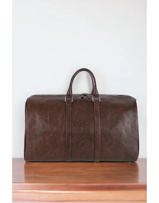 Sportif Vintage Kahverengi Valiz