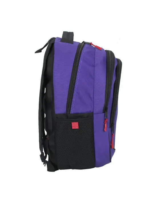 Cepli Su Geçirmez Mor Okul Çantası