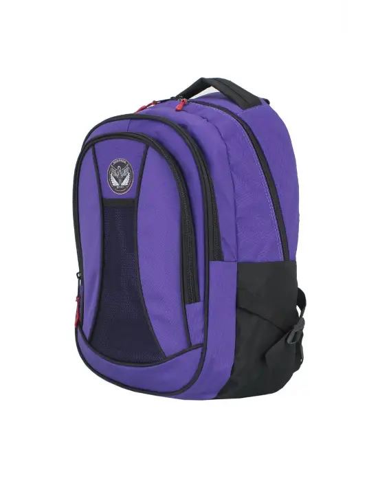 Cepli Su Geçirmez Mor Okul Çantası