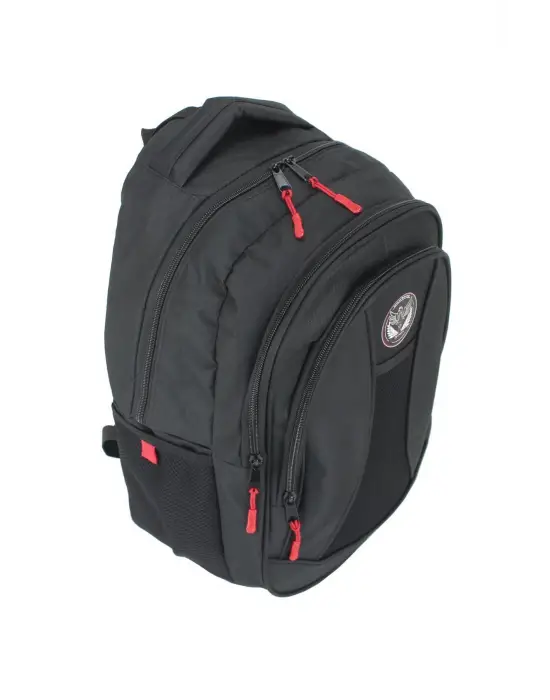Cepli Su Geçirmez Siyah Okul Çantası