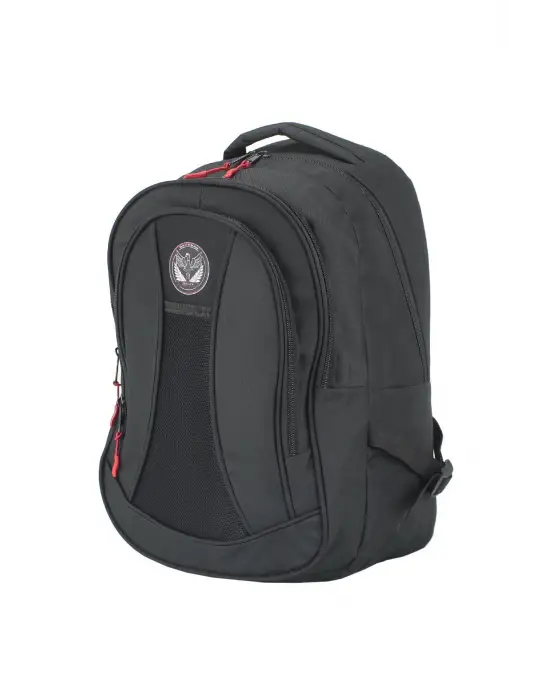 Cepli Su Geçirmez Siyah Okul Çantası