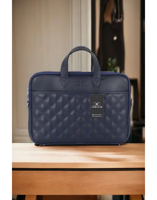 13.3-14 inç Lacivert El ve Omuz Laptop Evrak Çantası