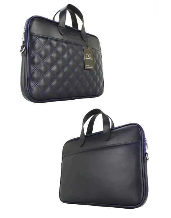 13.3-14 inç Lacivert El ve Omuz Laptop Evrak Çantası