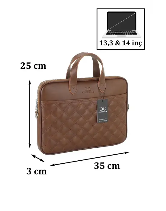 13.3-14 inç Taba El ve Omuz Laptop Evrak Çantası