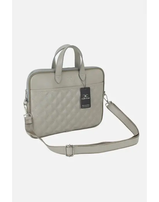 13.3-14 inç Krem El ve Omuz Laptop Evrak Çantası