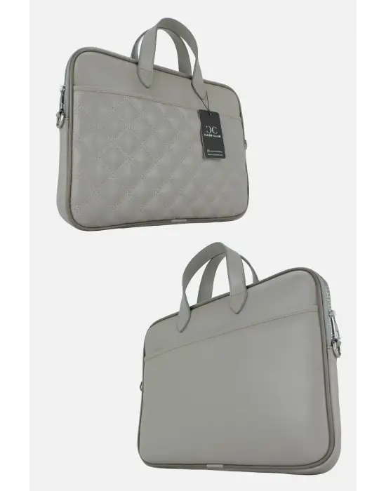 13.3-14 inç Krem El ve Omuz Laptop Evrak Çantası