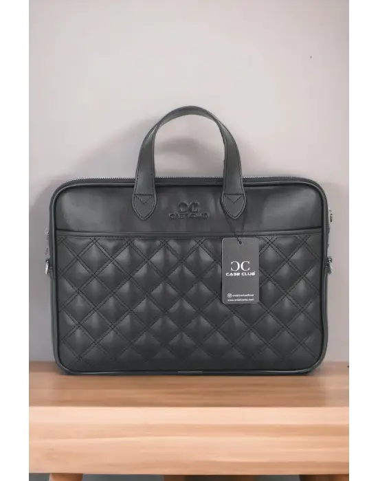 13.3-14 inç Siyah El ve Omuz Laptop Evrak Çantası