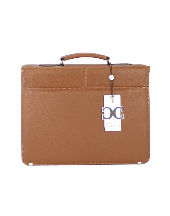 Kilitli Klasik Tarz Taba Evrak / Laptop Çantası