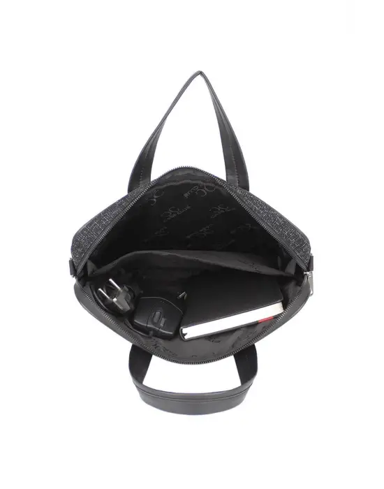 Keten Kumaş 13-14 Inç Macbook Pro Air Açık Gri Laptop Evrak Çantası