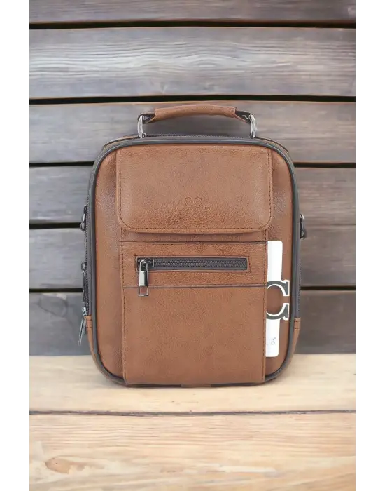 Kasalı Erkek Taba El Ve Omuz Çantası