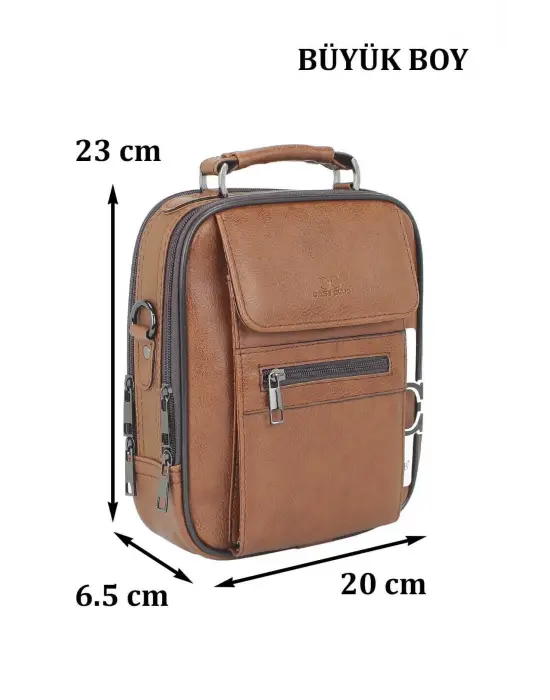 Kasalı Erkek Taba El Ve Omuz Çantası