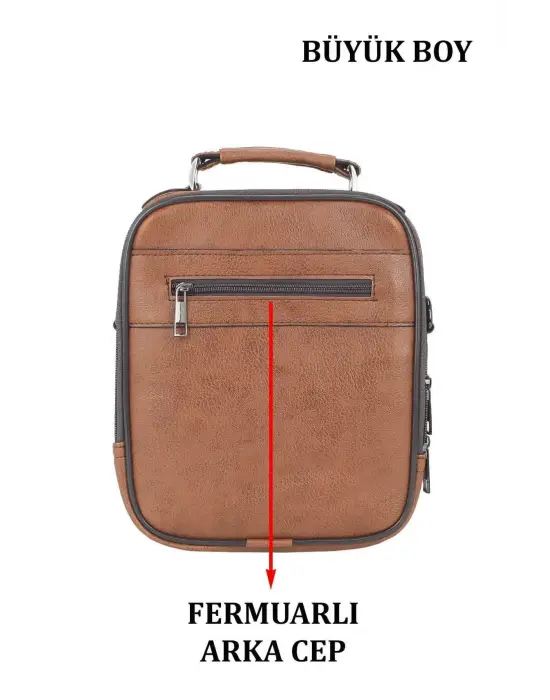 Kasalı Erkek Taba El Ve Omuz Çantası