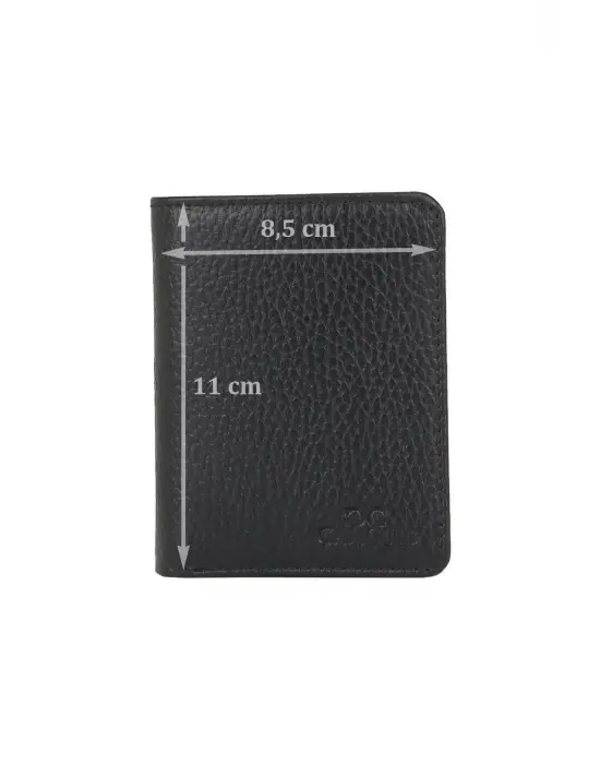 Hakiki Deri Kartlık Kartvizitlik Siyah Cüzdan