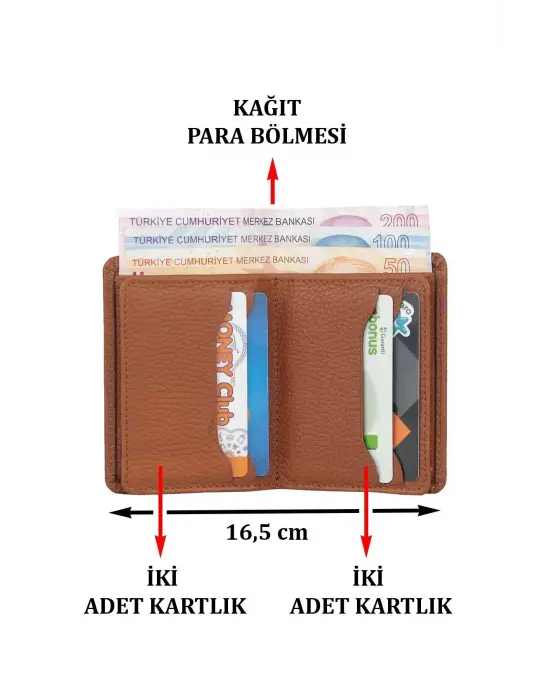 Hakiki Deri Kartlık Kartvizitlik Taba Cüzdan
