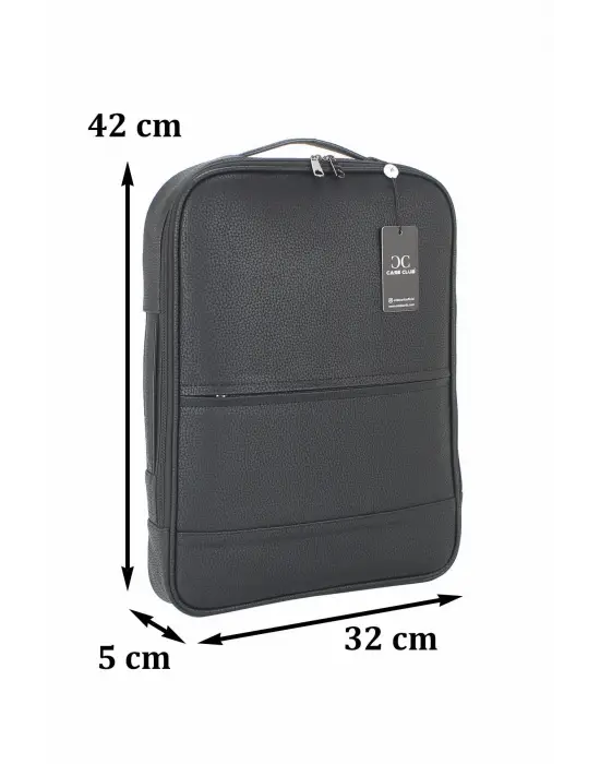 Fonksiyonel 15,6 inç Sportif Siyah Laptop Sırt Çantası