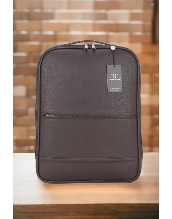 Fonksiyonel 15,6 inç Sportif Kahverengi Laptop Sırt Çantası