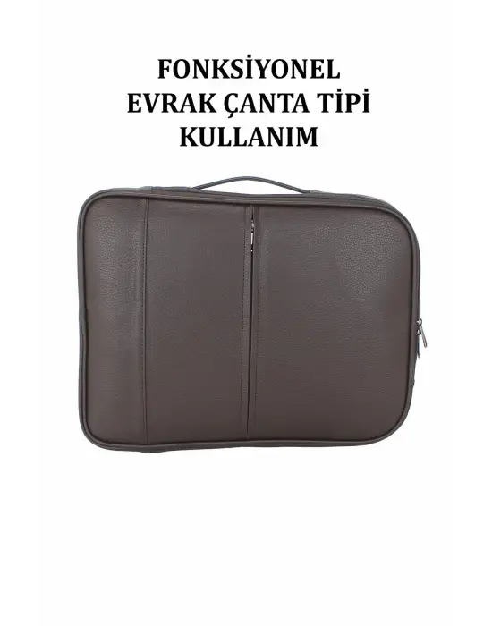 Fonksiyonel 15,6 inç Sportif Kahverengi Laptop Sırt Çantası