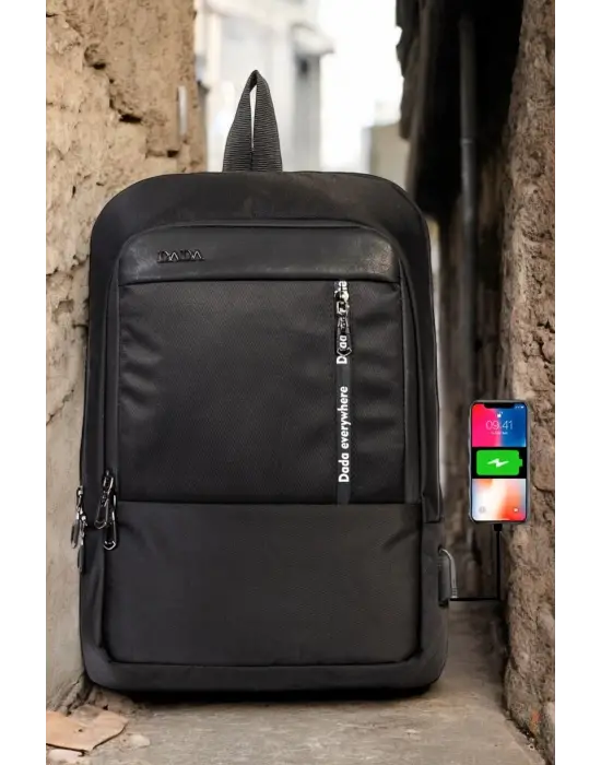 Su Geçirmez 14-15,6 inç Slim Siyah Notebook Laptop Sırt Çantası