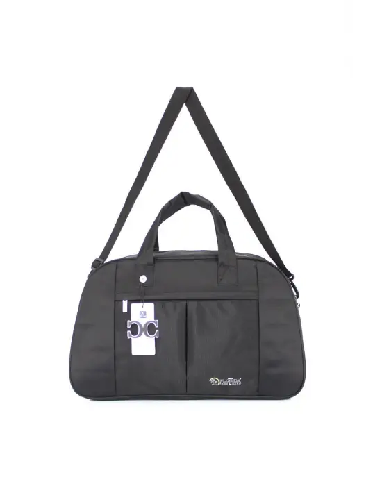 Orta Boy Su Geçirmez Siyah Seyahat ve Spor Çantası
