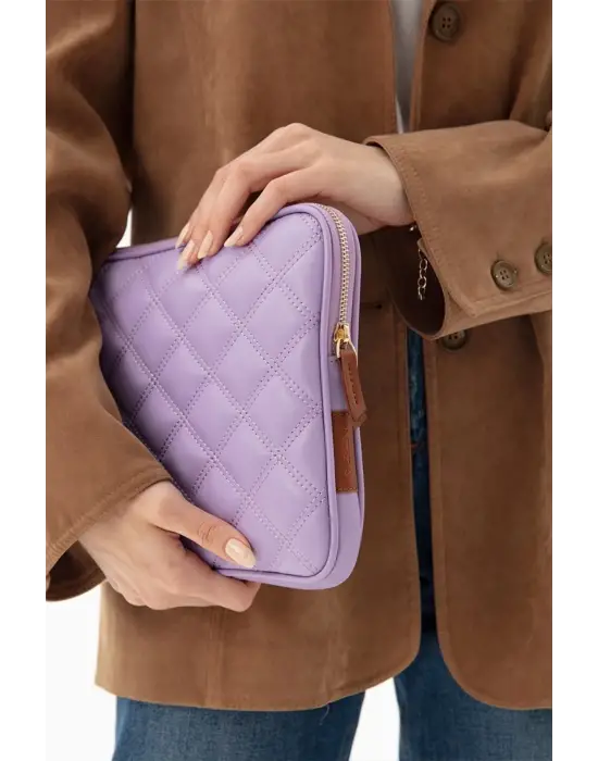 10-11 İnç Şık iPad Air Pro & Matepad & Galaxy Lila Tablet Kılıfı