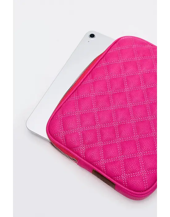 10-11 İnç Şık iPad Air Pro & Matepad & Galaxy Fuşya Tablet Kılıfı