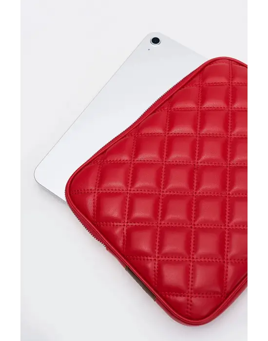 10-11 İnç Şık iPad Air Pro & Matepad & Galaxy Kırmızı Tablet Kılıfı