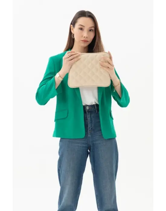 10-11 İnç Şık iPad Air Pro & Matepad & Galaxy Bej Tablet Kılıfı