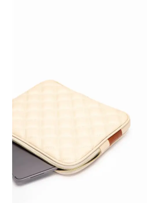 10-11 İnç Şık iPad Air Pro & Matepad & Galaxy Bej Tablet Kılıfı