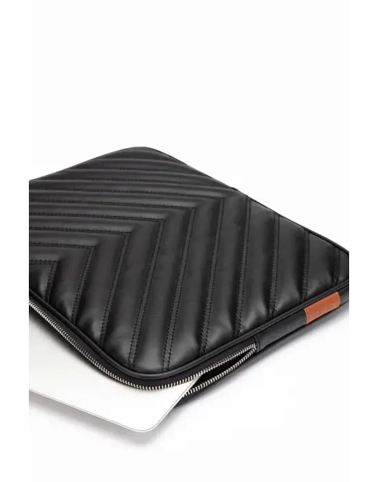 Omuz Askılı Macbook Air Pro 13.3-14 İnç Siyah Notebook Laptop Kılıfı