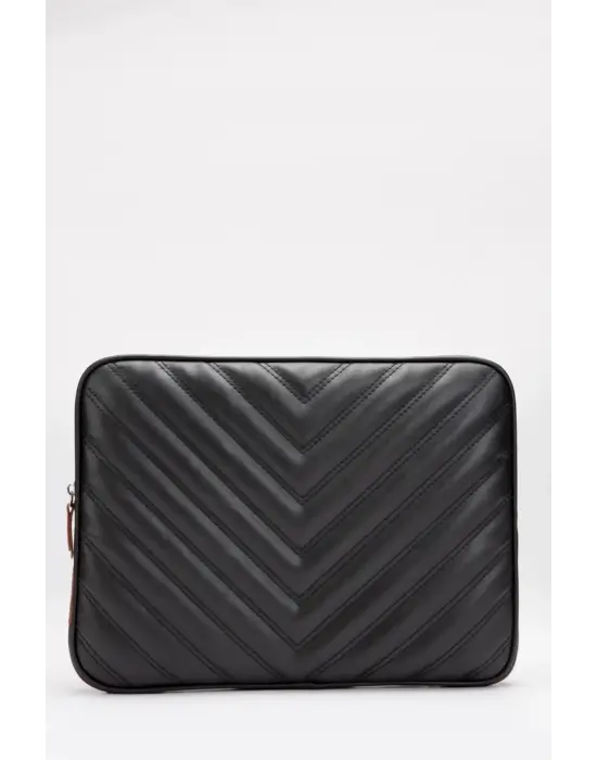 Omuz Askılı Macbook Air Pro 13.3-14 İnç Siyah Notebook Laptop Kılıfı