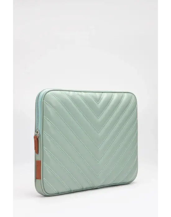 Omuz Askılı Macbook Air Pro 13.3-14 İnç Su Yeşili Notebook Laptop Kılıfı