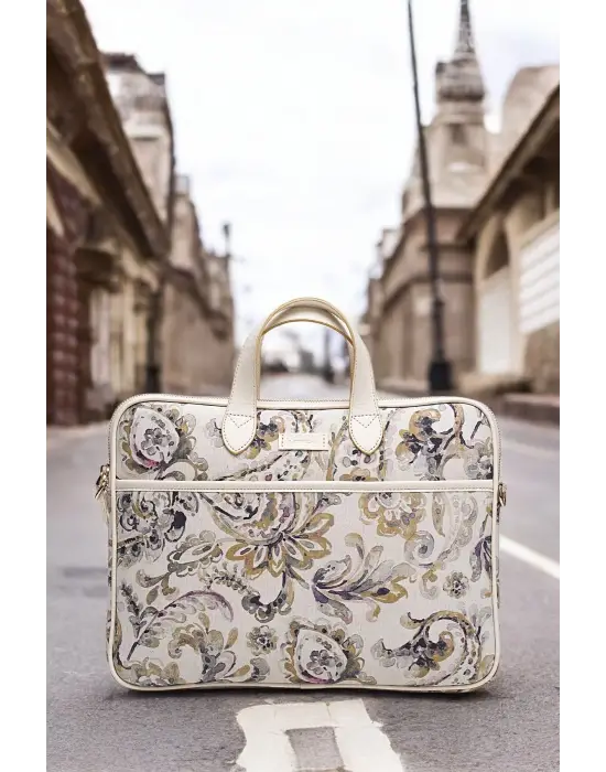 Macbook Air Pro 13.3-14 inç Çiçekli Notebook Laptop Evrak Çantası