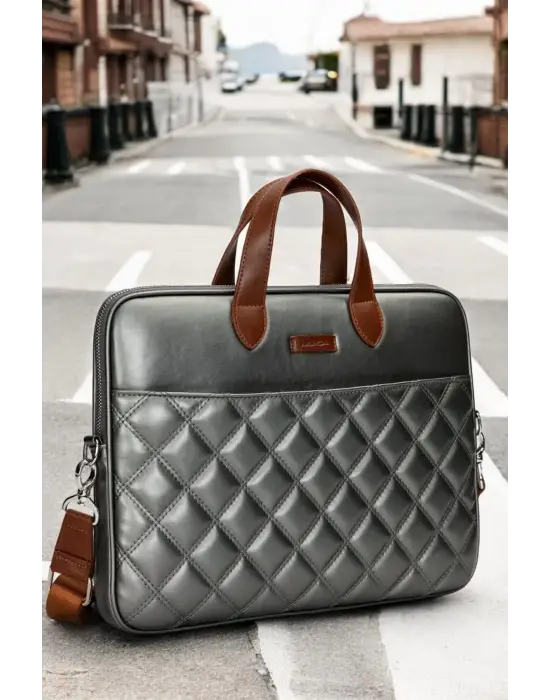 Macbook Air Pro 13.3-14 inç Gri Notebook Laptop Evrak Çantası