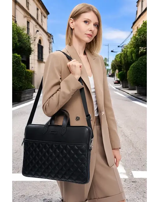 Macbook Air Pro 13.3-14 inç Siyah Notebook Laptop Evrak Çantası