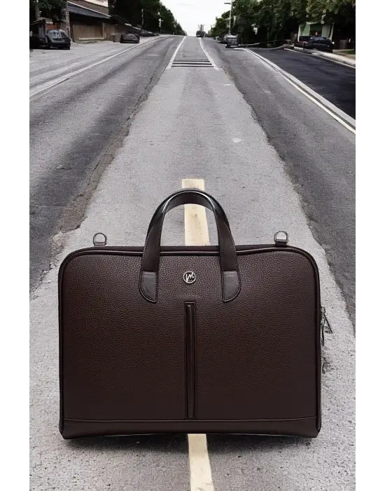 Macbook Air Pro 13-14 Inç Acı Kahve Notebook Laptop Evrak Çantası