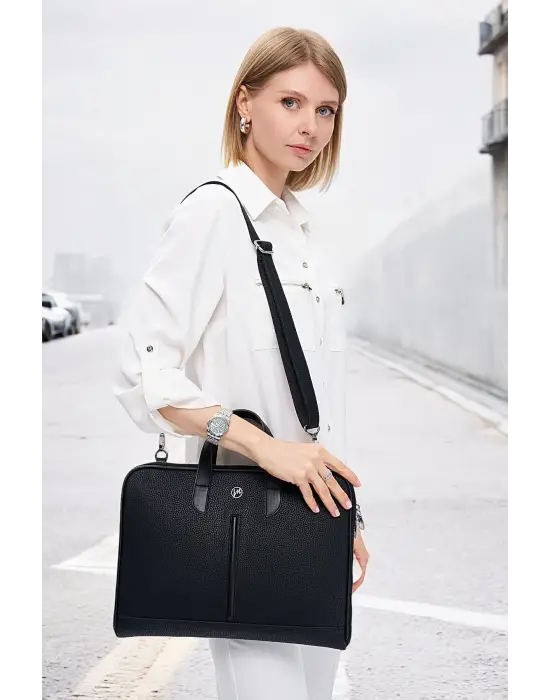 Macbook Air Pro 13-14 Inç Siyah Notebook Laptop Evrak Çantası