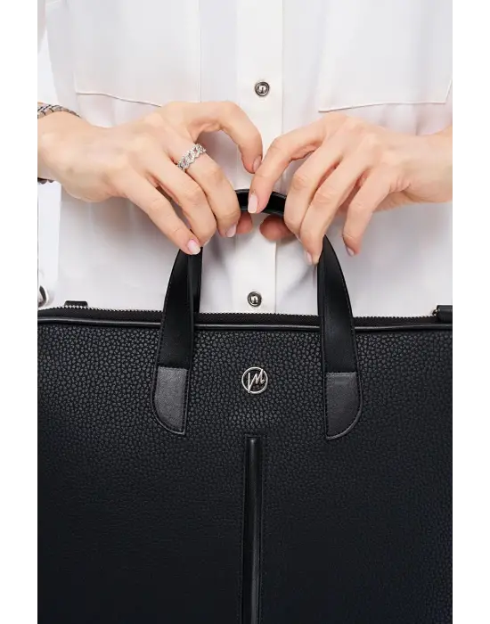 Macbook Air Pro 13-14 Inç Siyah Notebook Laptop Evrak Çantası