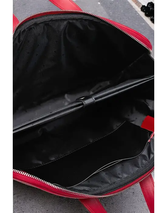 Macbook Air Pro 13-14 Inç Kırmızı Notebook Laptop Evrak Çantası