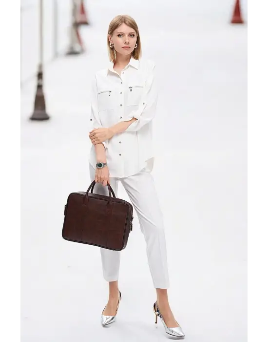 Macbook Fonksiyonel Organizer Notebook Laptop Evrak Çantası 13 & 14 İnç