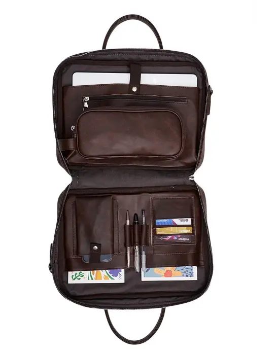 Macbook Fonksiyonel Organizer Notebook Laptop Evrak Çantası 13 & 14 İnç