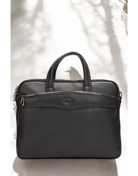 Omuz Askılı 13-14 İnç Siyah Notebook Laptop Evrak Çantası