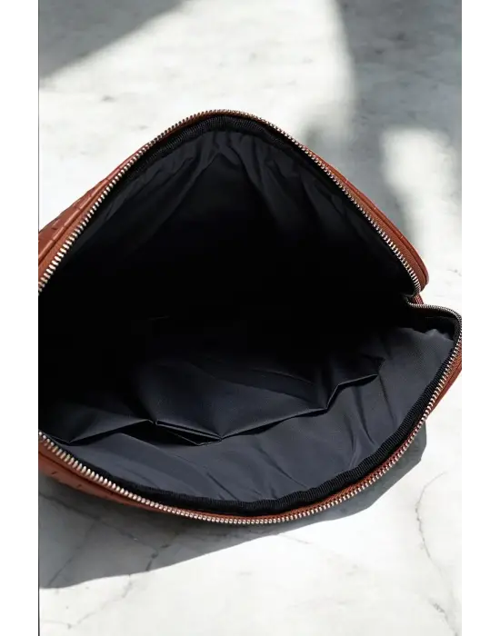 Hasır Lüx Macbook Air Pro 13.3-14 İnç Taba Laptop Kılıfı