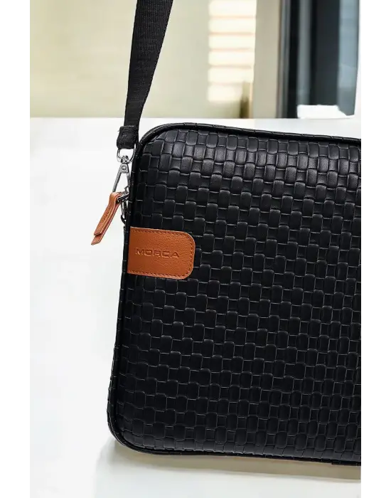 Hasır Lüx Macbook Air Pro 13.3-14 İnç Siyah Laptop Kılıfı