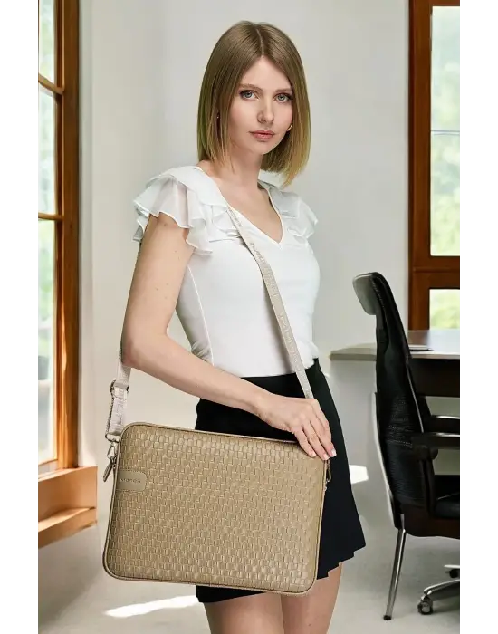 Hasır Lüx Macbook Air Pro 13.3 & 14 İnç Laptop Kılıfı