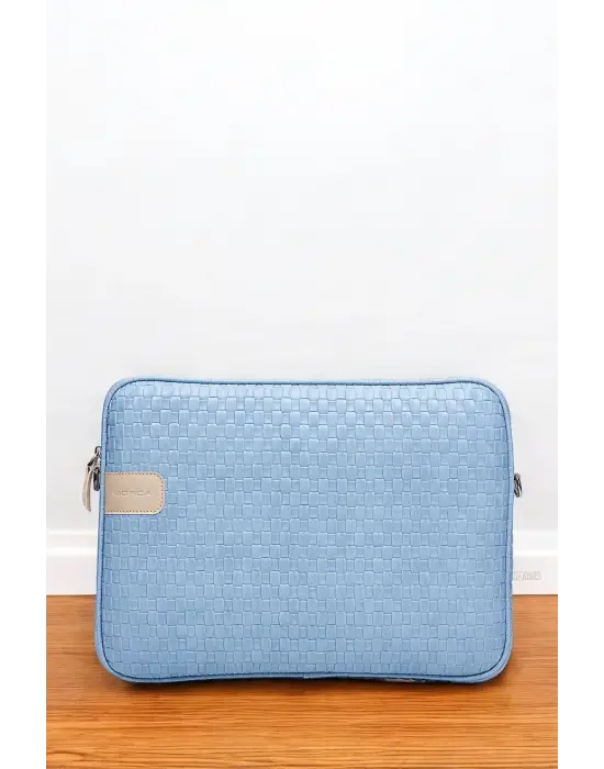 Hasır Lüx Macbook Air Pro 13.3-14 İnç Mavi Laptop Kılıfı