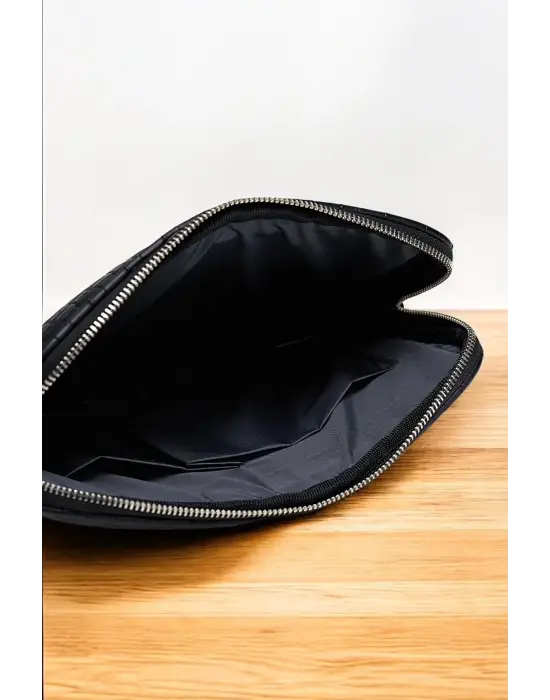 11 İnç iPad Air Pro, Matepad, Galaxy Hasır Siyah Tablet Kılıf Çantası