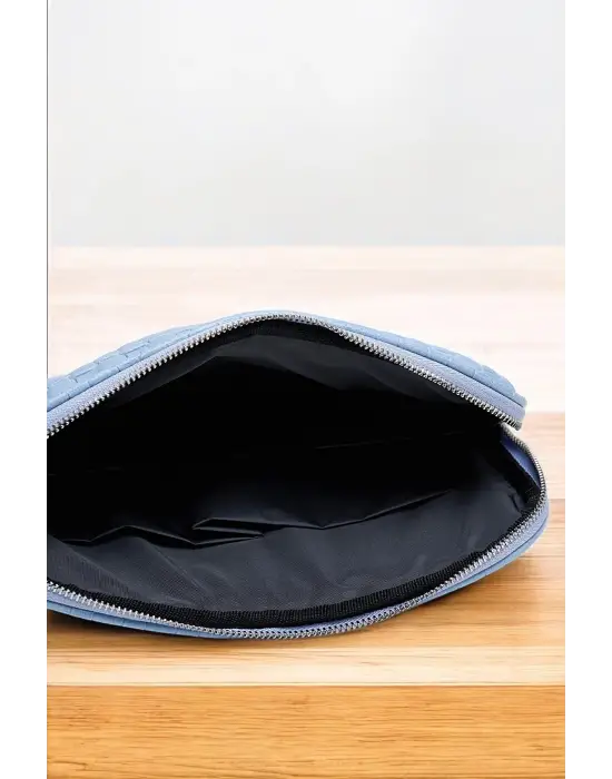 11 İnç iPad Air Pro, Matepad, Galaxy Hasır Mavi Tablet Kılıf Çantası