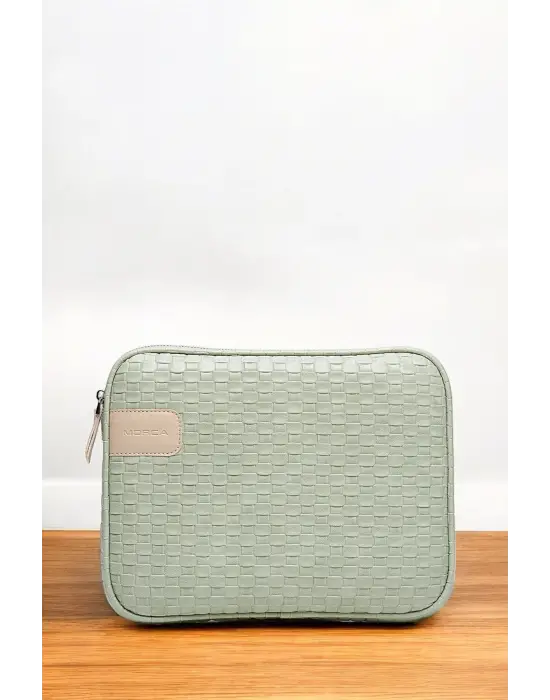 11 İnç iPad Air Pro, Matepad, Galaxy Hasır Mint Tablet Kılıf Çantası